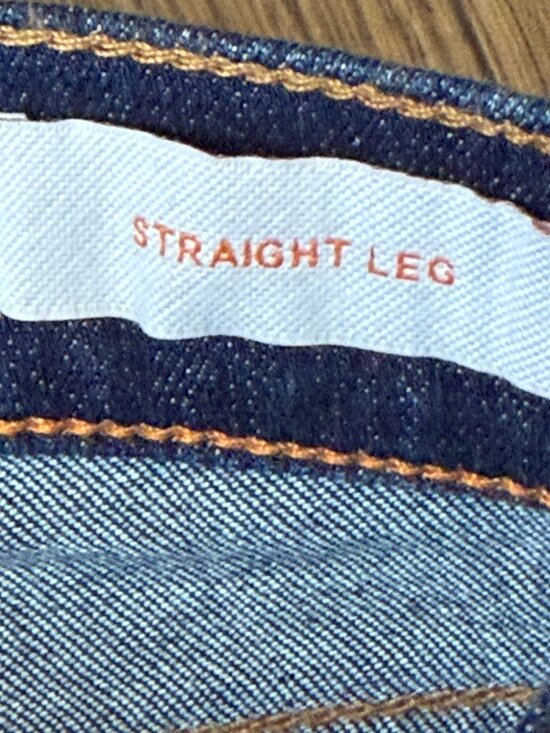 Tory Burch Women's Straight Leg Navy Blue Jeans Size: 24 - Picture 7 of 13